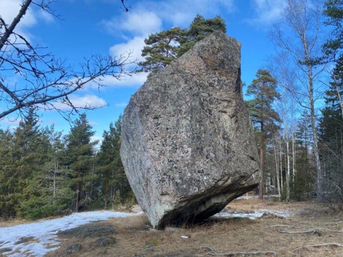 Sibro, Södermanland, Sweden, Flyttblock