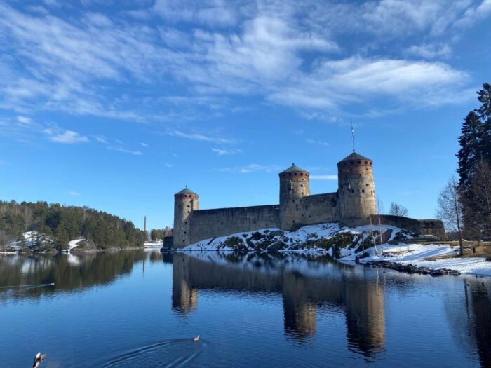 Savonlinna, Nyslott, Finland, Olofsborg, Castle, Slott