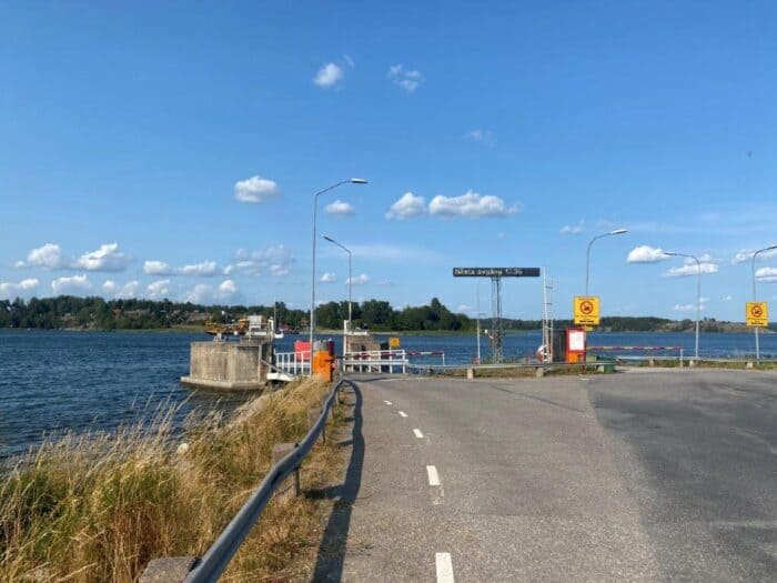 Skansholmen, Södermanland, Sweden, Färjeläge