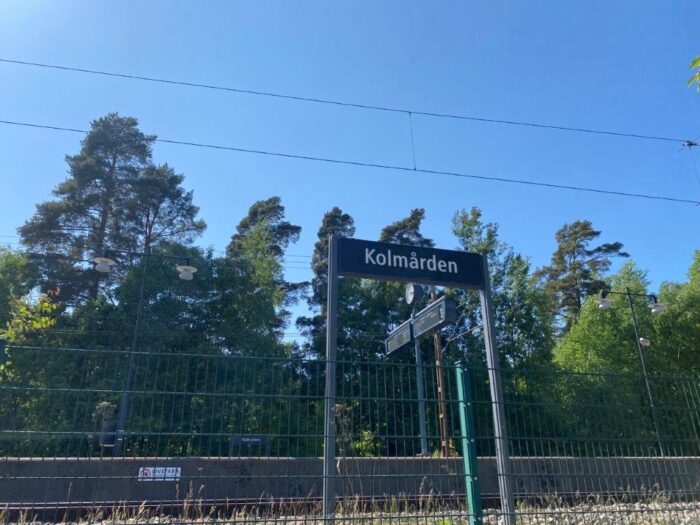 Krokek, Östergötland, Sweden, Tågstation, Kolmården Station