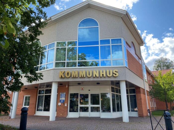Hultsfred, Småland, Sweden, Kommunhus, Municipality Center