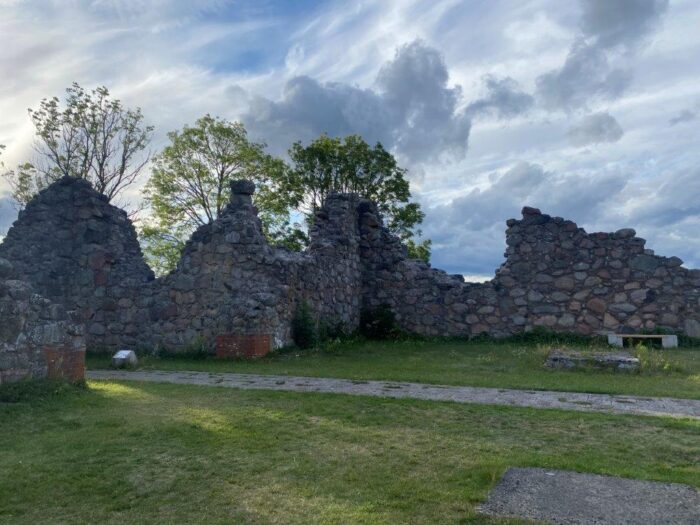 Kronobäck, Småland, Sweden, Klosterruin, Ruin