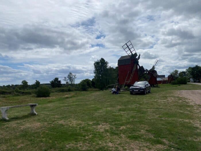 Störlinge, Öland, Sweden, Windmills, Väderkvarnar