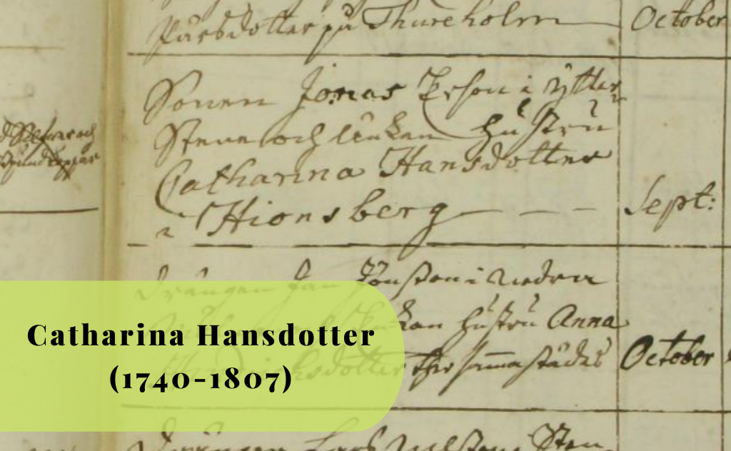 Catharina Hansdotter, 1740, 1807, Släktforskning, Trosa, Jonsberg, Hjonsberg, Hionsberg