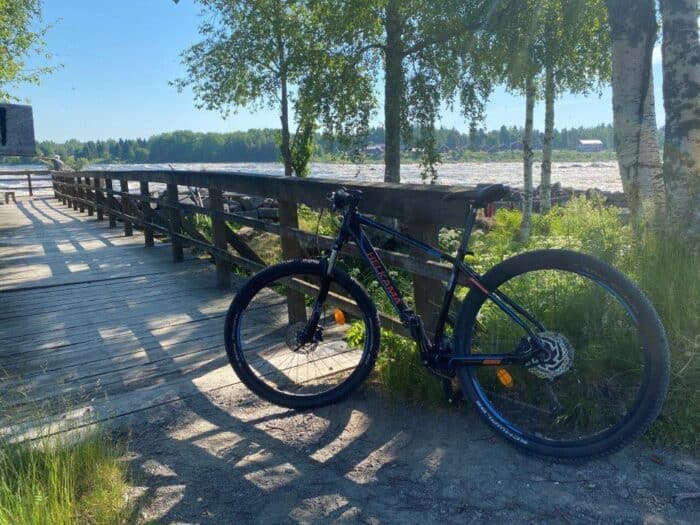 Haparanda, Sweden, Cycling to Kukkola