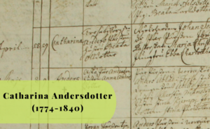 Catharina Andersdotter, 1774, 1840, Släktforskning Trosa, Vagnhärad, Trosaby, Västerljung