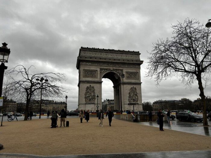 Paris, France, Arc de Triomphe, Arch of Triumph, Champs-Élysées