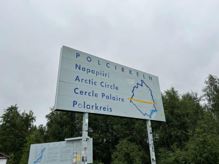 Juoksengi, Norrbotten, Sweden, Napapiiri, Cercle Polaire, Polarkreis