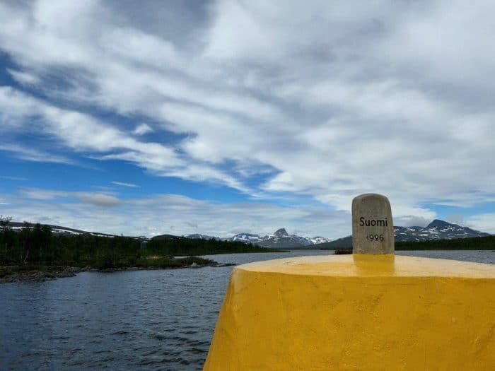 Treriksröset, Treriksrøysa, Kolmen Valtakunnan Rajapyykki, Sweden, Finland, Norway, Trelandspunkt, Sverige, Norge