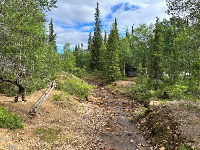 Tankavaara, Finland, Gold mining