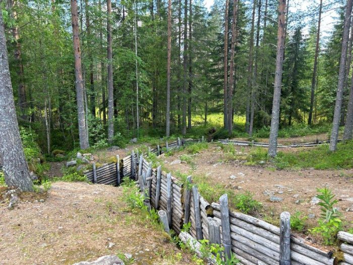 Purasjoki, Finland, The field fortification of the Purasjoki Line