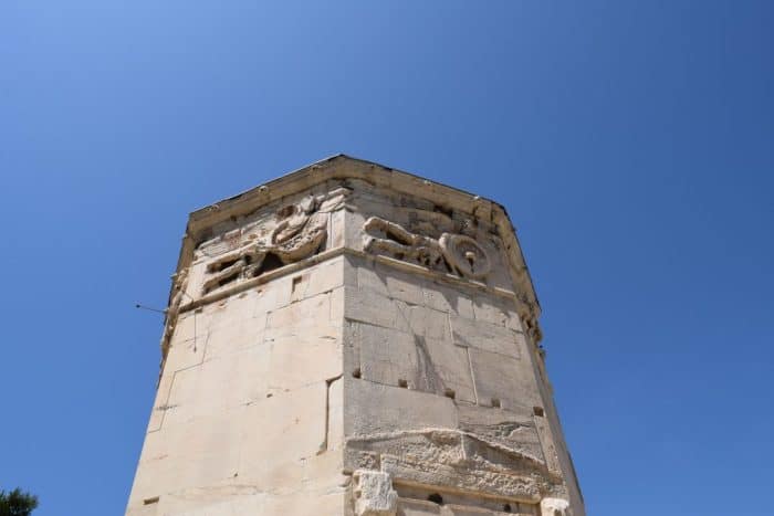 Athens, Greece, Hadrians Library and Roman Agora