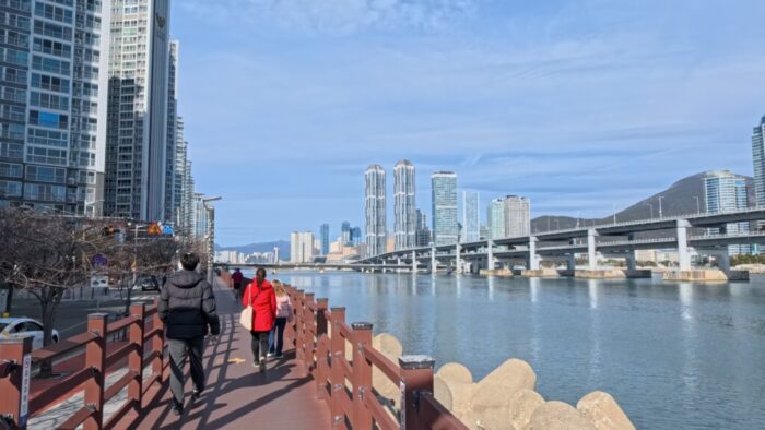 Suyeong River promenade, Korea-Japan 2026, Millak-dong, Suyeong-gu, Busan, South Korea